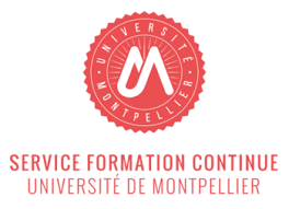 Service Formation Continue Université de Montpellier Logo